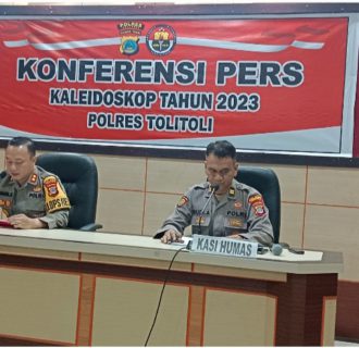 Jelang Akhir Tahun Polres Tolitoli Lakukan Penyelesaian Pencapaian 61,84℅ Perkara