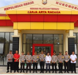 Tingkatkan Pelayanan Masyarakat Kapolres Mukomuko Resmikan Gedung Terpadu Satu Pintu Sarja Arya Racana dan Dua Polsubsektor
