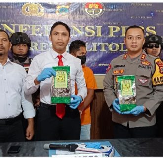 Kasat Narkoba Polres Tolitoli Gagalkan Penyelundupan Sabu Sabu