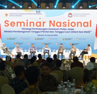 Menhan Prabowo Tegaskan Pentingnya “Giant Sea Wall”