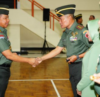 Panglima TNI Terima Laporan Korps Kenaikan Pangkat 66 Perwira Tinggi TNI