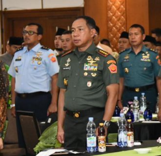 Panglima TNI Hadiri Deklarasi Pemilu Damai Lintas Ormas dan Lintas Agama