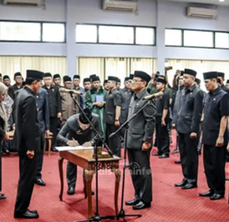 Awal Tahun 2024, Bupati Ciamis Langsung Rotasi Mutasi Pejabat