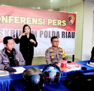 Penangkapan Pelaku Pencurian Baterai Tower Telkomsel  di Kabupaten Kampar, Riau