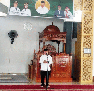 Peringatan Isra mi’raj 1445 H / 2024 M di Masjid Agung Dihadiri Pejabat Teras Pemkab Mukomuko