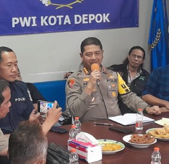 Kapolres Depok ke PWI: Sinergi dalam Pengamanan Pemilu dan Jaga Harmoni Bersama