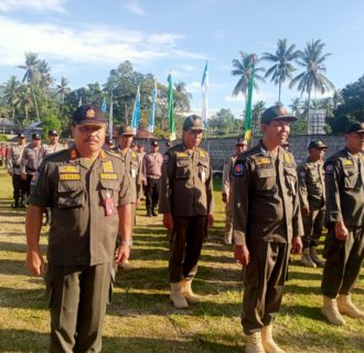 Panas Terik Menyengat Kulit Peserta Gladi Bersih Berapi Api