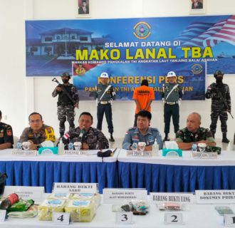 Penangkapan Narkotika Jenis Sabu Diperairan Tanjung Balai Asahan