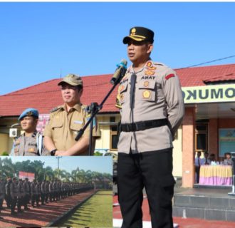 Didampingi Bupati Polres AKBP Yana Supriatna Sebar 166 Personel Amankan 585 TPS di Mukomuko