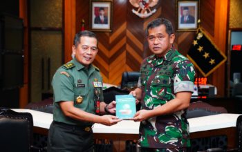 Kapuspen TNI Laksanakan Silaturahmi Kepada Kepala Staf TNI Angkatan Darat