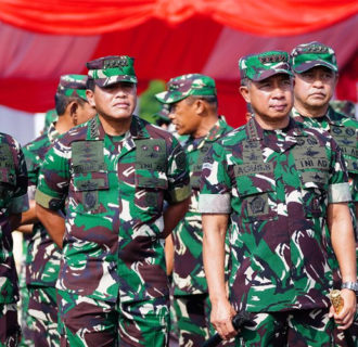 Panglima TNI Saksikan Apel Gelar Pengamanan Pemilu 2024