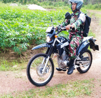  Petani Binaan Lanud H.AS Hanandjoeddin  Mampu Menghasilkan Ratusan Kilo Hasil Panen Tanaman Produktif