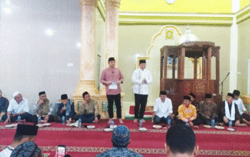 Bupati  Dharmasraya Pimpin Safari Ramadhan di Masjid Al-Ihsan Abai Siat 