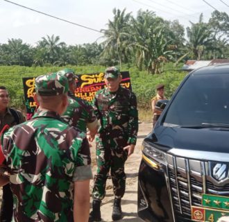 Kunjungan Letjen TNI Sonny Aprianto, Evaluasi dan Pengawasan untuk Mengukur Kinerja Organisasi Satgas TMMD 