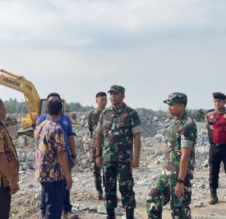 Komandan 022/PT ajak Masyarakat Sukseskan Proyek Bendungan Lau Simeme Kecamatan Biru Biru