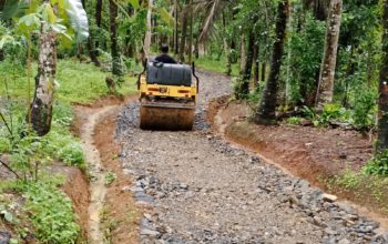 Pembangunan Jalan Cisereh Desa Manglid – Cibitung Hampir Selesai