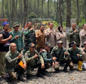 Perhutani Bandung Utara Bersama BPBD Subang Kordinasi Antisipasi Bencana Alam