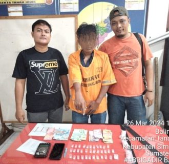 Residivis Sekaligus Bandar Sabu di Tangkap Polsek Tanah Jawa