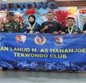 Membanggakan, Atlet Taekwondo Binaan Lanud H AS Hanandjoeddin Sabet 6 Medali Emas