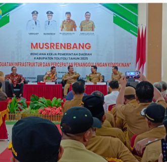 Pemerintah Kabupaten Tolitoli Gelar Musrenbang RKPD 2025