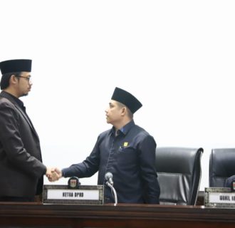 Walikota Erman Sampaikan LKPJ Tahun 2023 Dihadapan Anggota Dewan 