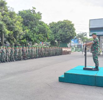 Kodim 0203/Lkt Melaksanakan Jam Komandan, Kepada Seluruh Prajurit dan PNS Kodim 0203/Lkt