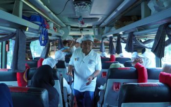 Mudik Gratis BUMN, PTPN IV Berangkatkan 500 Pemudik ke Tujuh Kota di Sumatera