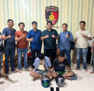 Tim Resmob Jatanras Polda Riau Berhasil Menangkap Pelaku Tindak Pencurian Dengan Kekerasan