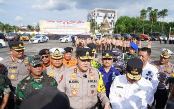 Kapolda Riau Gelar Apel Pasukan untuk Operasi Ketupat Lancang Kuning 2024