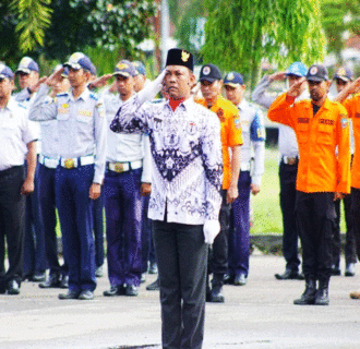 Ketua DPRD Dharmasraya Paryanto, S. H, Memeriahkan Upacara Hardiknas