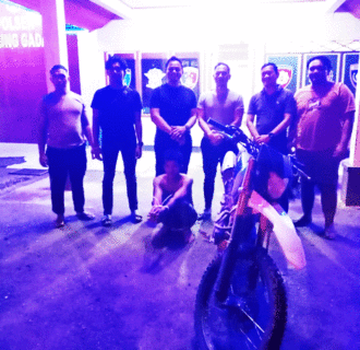 Satreskrim Polres Dharmasraya Amankan Pelaku Penggelapan Sepeda Motor