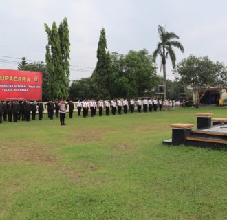 Polres Way Kanan Gelar Upacara Hari Kebangkitan Nasional ke-116
