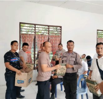 Sertijab Kapolsek Tanah Jawa Kompol Menson Nainggolan Kepada Kompol Asmon Bufitra