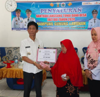 Pemerintah Kampung Gunung Labuhan Merealisasikan BLT-DD Beserta Insentif Ketua RT dan Anggota Sat-Linmas Triwulan ke II 