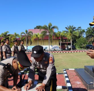 Kapolres Mukomuko Pimpin Sertijab Sejumlah Pejabat Utama