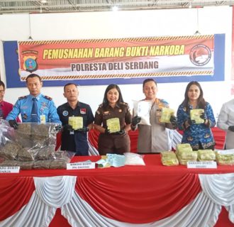 Polresta Deli Serdang Berhasil Ungkap 3 Kasus Besar Peredaran Narkoba 