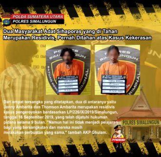 Thomson Ambarita Jhonni Ambarita dkk, Pelaku Pengeroyokan Ditangkap Polres Simalungun