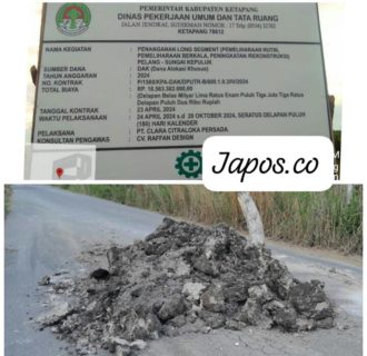 Proyek Jalan Pelang – Kepuluk Rp 18,5 Milyar Diduga Bermasalah, Sumber Tanah Timbunan Masuk Kawasan Hutan Produksi