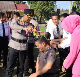 Tiga Puluh Tiga Personel Polres Way Kanan Naik Pangkat Periode 1 Juli 2024