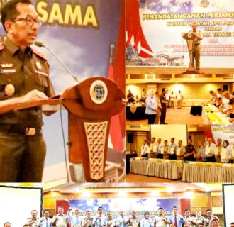 Kejaksaan Tinggi Riau dan BPN Provinsi Riau Tandatangani Perjanjian Kerjasama