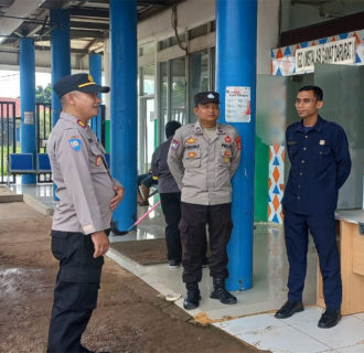 Ciptakan Rasa Aman di RSUD Zapa Way Kanan, Satpam Mendapat Pembinaan Dari Polisi