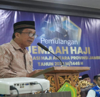 Gubernur Diwakili Asisten I Arif Munandar Sambut Kedatangan Jemaah Haji Kloter 22 Jambi