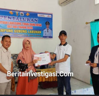 Kampung Gunung Labuhan Menyalurkan, Bantuan Langsung Tunai Tahap ke-3