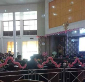 DPRD Kabupaten Way Kanan Gelar Sidang Paripurna Mendengarkan Pidato Presiden Dalam Rangka HUT Kemerdekaan