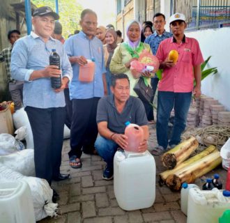 Kades Desa Tanjung Baru Sosialisasikan Ajak Kelompok Tani Gunakan Pupuk Organik 
