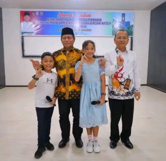Walikota Tanjungbalaj Menghadiri Pelantikan Pengembangan Gereja Khatolik