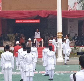 Peringati Dirgahayu HUT RI ke-79, Kecamatan Tigaraksa, Launching Motif Batik, Mars dan Hymne 