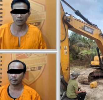 Penangkapan Perambah Hutan dan Mafia Tanah oleh Ditreskrimsus Polda Riau