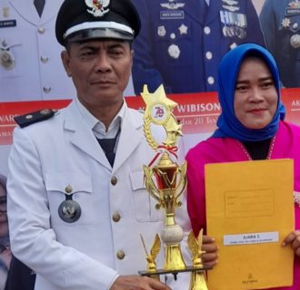 Desa Marga Mulya Juara 1 Lomba Upacara Bendera Tingkat Kecamatan Mauk