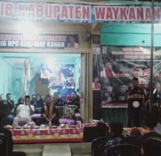 Cik Raden Sambut Kunjungan Kerja H S Ramlan Ketua DPD GRIB Jaya Provinsi Lampung